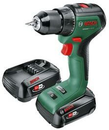 Bosch - UniversalDrill 18V-60 - Accuschroefboormachine - Zwart - Inclusief 2x Accu en Lader