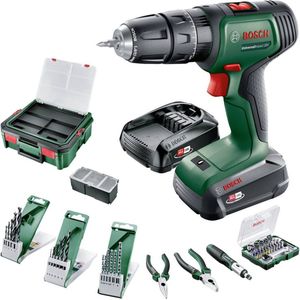 Bosch Home and Garden Universal Impact 18V Accu-klopboormachine Incl. lader, Incl. koffer