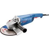 Bosch Professional bekabelde haakse slijper GWS 2000 J (schijf-Ø 230 mm, 2.000 W motor, met extra handgreep, beschermkap, twee-gatsleutel, opnameflens en spanmoer)