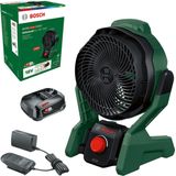 Bosch Accuventilator UniversalFan 18V-1000 (1x 2,0Ah accu 18-volt-systeem; voor doe-het-zelvers, camping en meer; luchtvolumestroom: 1.000 m³/h; in doos) testscore: zeer goed (magazijn: zelf is de