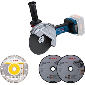 Bosch - GWS 18V-180 - Haakse Slijper - Blauw - Brushless Technologie