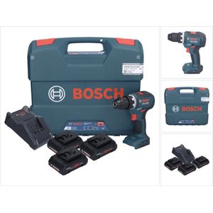 Bosch Blauw GSR 18V-55 Professional Accu schroef-boormachine | 3 x 4,0 Ah ProCore accu - 0615A5002P