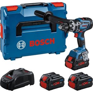 Bosch Professional GSB 18V-150 C Accu Klop-/Schroefboormachine Bluetooth 18V ProCore 8.0Ah (3x) in L-Boxx - 0615A5002Y
