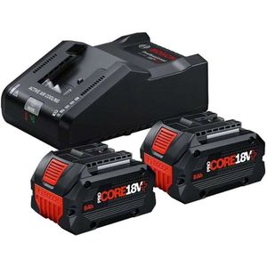 BOSCH Startset - 2x ProCORE18V+ 8,0Ah - GAL 18V-160 Professional - Accu en Snellader