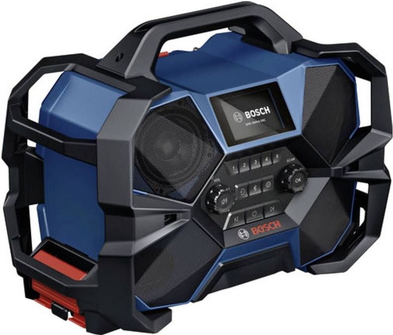 Bosch Professional GPB 18VH-6 SRC - Radio - DAB+, FM, Bluetooth, AUX en Multi-Speaker Sound