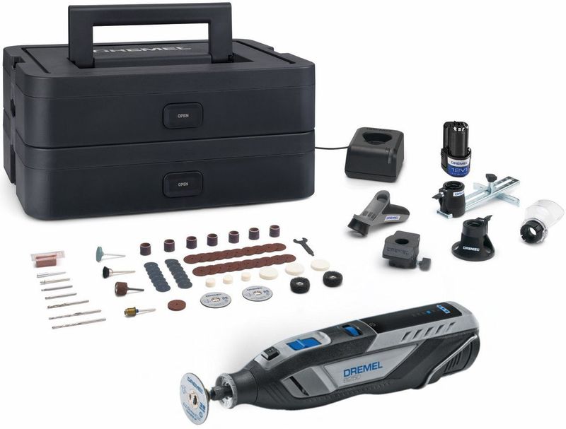Dremel 8250-5/65 - Multitool - Snoerloos - Inclusief 2x 12V 2.0 Ah Accu - 65 Accessoires