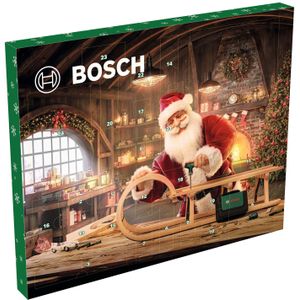 Bosch handgereedschap-adventkalender 2024, 33-dlg (set met bit-ratelschroevendraaier T-greep, precisie-schroevendraaiers; compacte bit-schroevendraaier; accessoires; kurkentrekker; opbergetui)