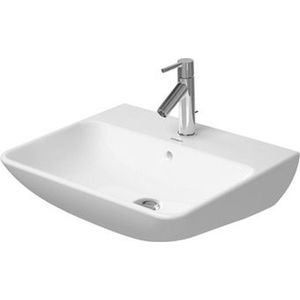 Duravit - me by Starck Waschtisch mit Überlauf, mit Hahnlochbank, 1