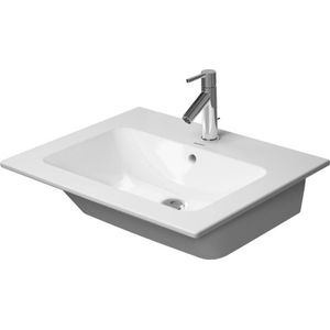 Duravit Me by starck meubelwastafel 63x49cm 1 kraangat met overloop wit 2336630000