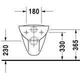 Duravit D-Code Closet Pack met soft-close zitting - 45350900A1