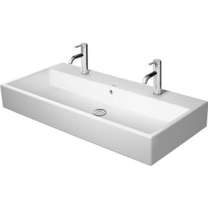 Duravit Vero air opbouw wastafel met 2 kraangaten 100 x 47 cm. wit 2350100026