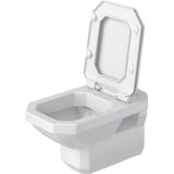 Duravit Series 1930 WC-zitting 36.7x43.7x3.6cm met softclose met quickrelease Kunststof wit Glanzend 0064890000