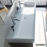 Duravit Vero Air meubelwastafel 2 kraangaten met overloop 120x47cm wit 2350120024