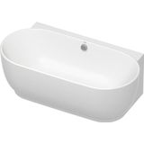 Duravit Luv half vrijstaand bad 180 x 95 cm mat wit