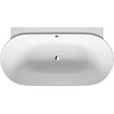 Duravit Luv half vrijstaand bad 180 x 95 cm mat wit