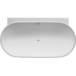 Duravit - Luv - Half Vrijstaand Bad - Mat Wit - Mineraalsteen