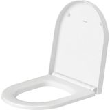 Duravit ME van Starck Compact WC-zitting, roestvrij stalen scharnieren, zonder softclosing mechanisme, Kleur: Interieur kleur wit, exterieur kleur wit - 0020110000