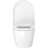 Duravit ME van Starck Compact WC-zitting, roestvrij stalen scharnieren, zonder softclosing mechanisme, Kleur: Interieur kleur wit, exterieur kleur wit - 0020110000