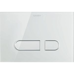 Duravit DuraSystem Bedieningsplaat A1 21,7x14,7 cm Wit Glas