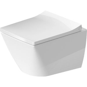 Duravit Wandwc Viu wit compact, WonderGliss, Durafix voor onzichtbare bevestiging