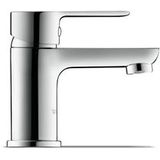 Duravit A.1 wastafelarmatuur, maat S (uitloop hoogte 67 mm), waterkraan badkamer, wastafel armatuur, chroom