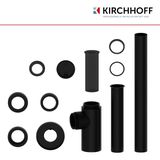 KIRCHHOFF Luxe Design Wastafel Fontein Sifon - 5/4"" x 32mm - Mat Zwart