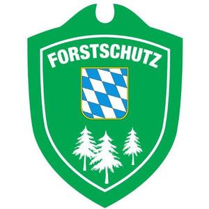 TacFirst Unisex – volwassenen bosbescherming Bayern autoschild, groen, één maat