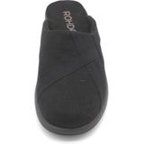 Rohde - 2510 - Pantoffels - Zwart - Stof - Vachtgevoerd