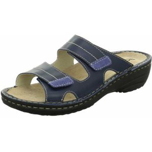 Rohde CREMONA dames, vrouwen, slippers, slippers, sandalen, zomerschoenen, vrijetijdsschoenen, blauw 50, 42 EU Breed