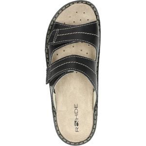 Rohde Dames slippers Open Teen - zwart - Maat 36