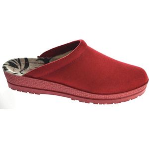 Rohde Neustadt D 2291 schoenen dames pantoffels pantoffels klompen scheerwol, rood, 43 EU