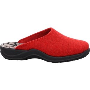 Rohde 2309 pantoffels voor vrouwen, grootte:39, kleur:Rood