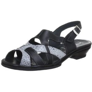 Comfortabel 710598, damessandalen, Zwart (Schwarz Schwarz 1), 42 EU