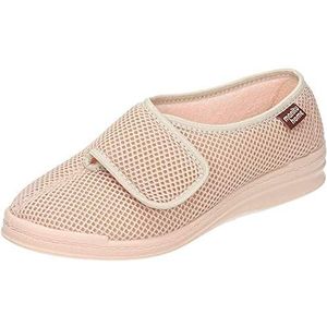 Manitu - Home damespantoffel, beige, 39 EU