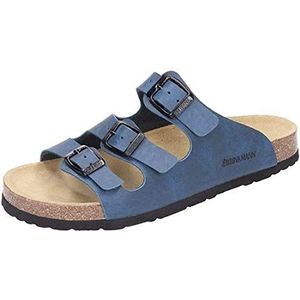 Dr. Brinkmann Herenslippers, blauw, 45 EU