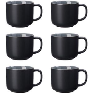 Kaffeetassen Jasper 240 ml Set van 6