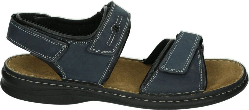 Josef Seibel - Rafe - Sandalen - Ocean/Zwart - Leren Binnenzool