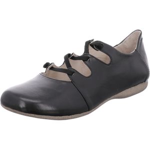 Josef Seibel - 87204 - Dichte Ballerina's - Zwart - Leer