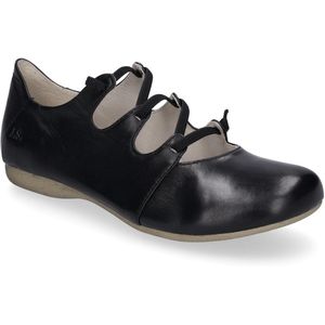 Josef Seibel - 87204 - Dichte Ballerina's - Zwart - Leer