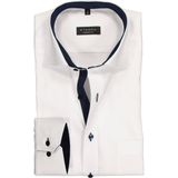 ETERNA - Overhemd - Wit - Katoen - Lange Mouwen - Oxford Weving