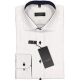 ETERNA - Overhemd - Wit - Katoen - Lange Mouwen - Oxford Weving