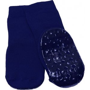 Comforthulpmiddelen - Anti-slip Sokken - Blauw - Slijtvaste Rubberen Onderlaag - Wasbaar op 40°C