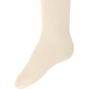 Ewers - Dikke kinderpanty - 80 DEN - effen Ivoor - 50% katoen - 98/104