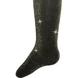 Ewers - Glitterpanty voor kinderen - lurex - zwart met gouden glitters - 40 DEN - 170/176