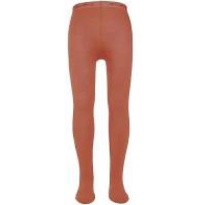 Kindermaillot effen Koper - Donker Oranje/Bruin-122/128