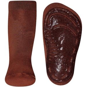Ewers antislip sokken koper cognac bruin