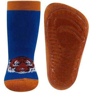 Antislipsokken Blauw met Tijger - 21/22