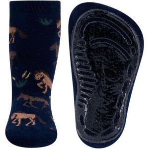 EWERS - Antislip Kindersokken - Camel - Paardenprint