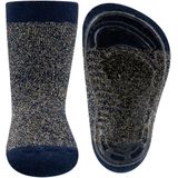 Antislipsokken - Donkerblauw - Met Glittergaren