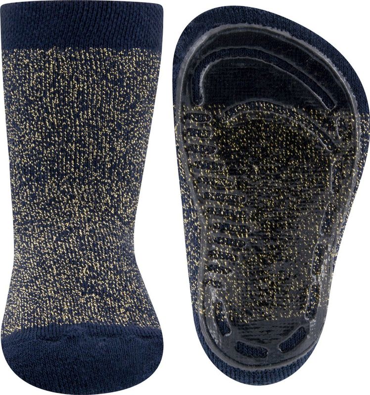 Antislipsokken - Donkerblauw - Met Glittergaren